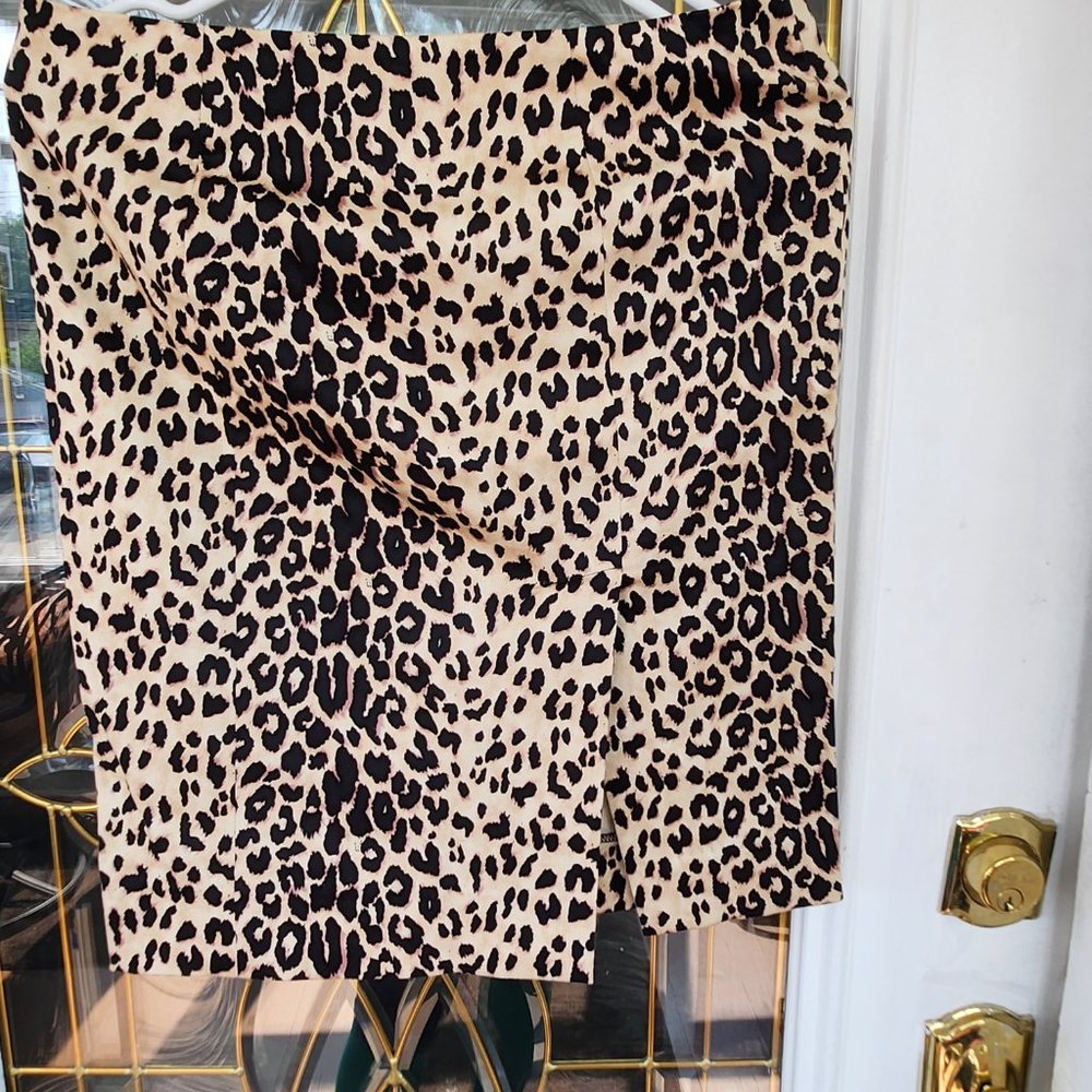 Leopard Print Strapless Top With Matching Skirt B… - image 4